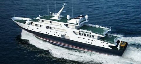 A Project 1388NZ communications vessel (Photo: Vympel Shipyard)