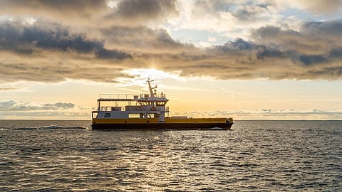 Baltic Workboats' new 30-metre catamaran ferry model (Photo: Baltic Workboats)