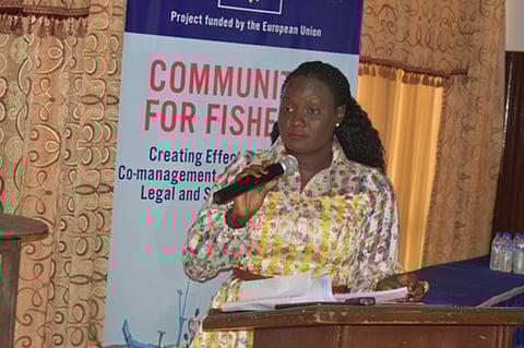 Ms Emma Metieh Glassco, Director General of Liberia's National Fisheries and Aquaculture Authority