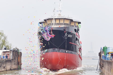 Chinese yard launches wellboat slated for Chile