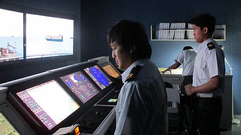 Bridge simulator at the Philippine Merchant Marine Academy (Photo: Philippine Merchant Marine Academy)