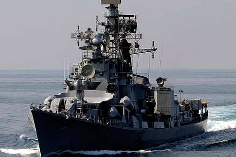 The Indian Navy Rajput-class destroyer INS Ranvir during Exercise Malabar 2009 in the Pacific Ocean (Photo: US Navy/Mass Communication Specialist 2nd Class Cynthia Griggs)