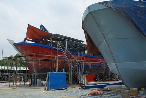 A loan assistance program in Vietnam led one builder to develop a heavy-duty fiberglass hull that cold be adapted to different gear types