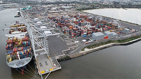 Victoria International Container Terminal at the Port of Melbourne (Photo: ICTSI)