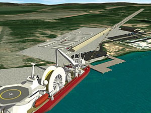 Subsea 7 pipeline spoolbase on target to open