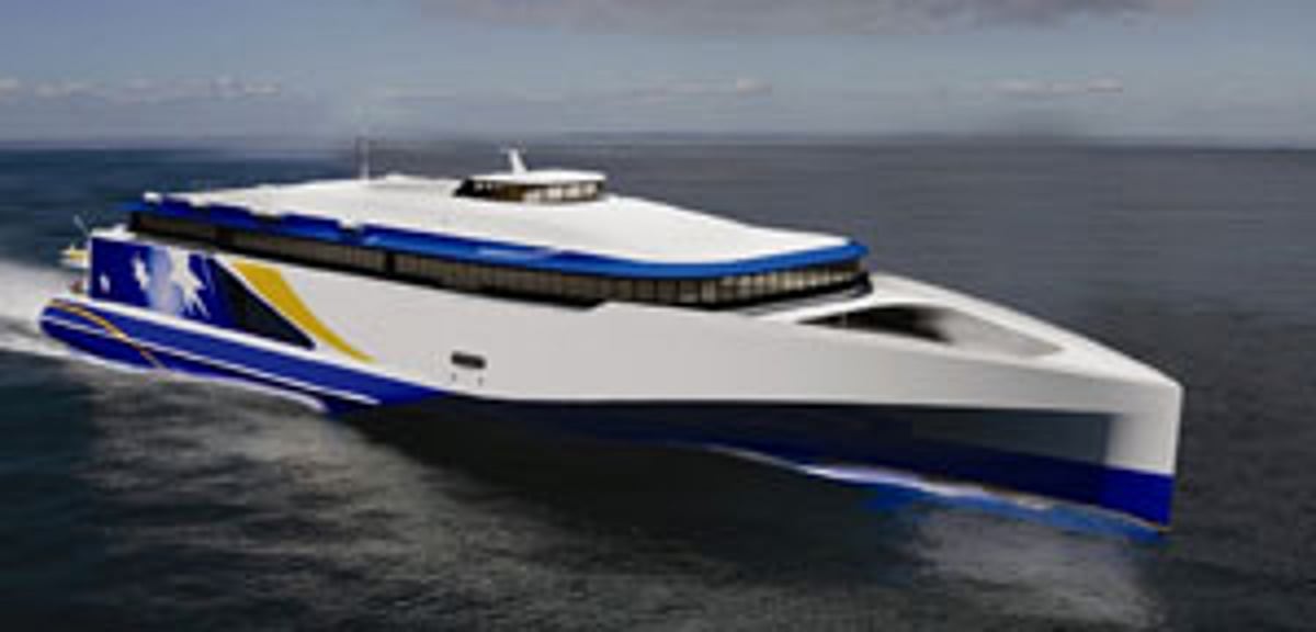 Austal Unveils Trimaran Ferry Austal Unveils Trimaran Ferry