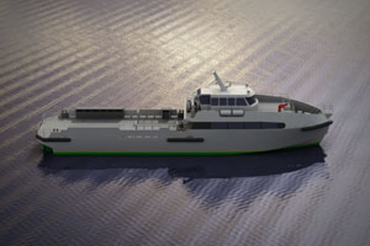 Incat Crowther designs 36-metre crewboat for Petrobras