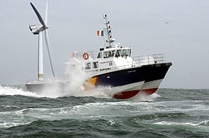 Safe Haven Marine unveil windfarm catamaran
