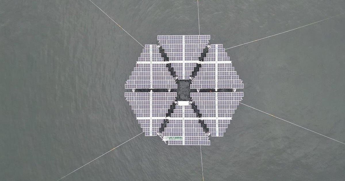 Automatic Solar Platform Merganser: New Offshore Floating Solar Platform Installed by SolarDuck ...