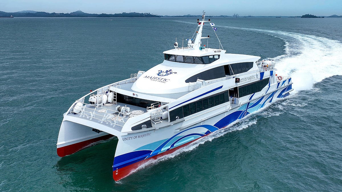 New High-Speed Catamaran Ferries Delivered to Singapore's Majestic