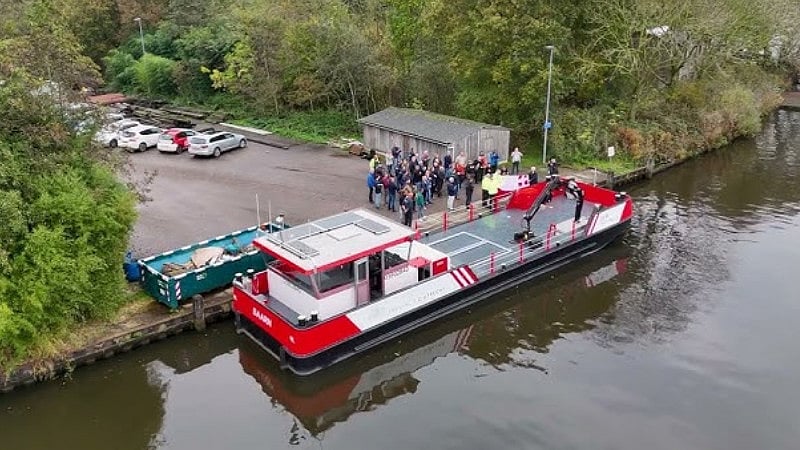 Netherlands' Utrecht Introduces Electric Workboat to Reduce Emissions