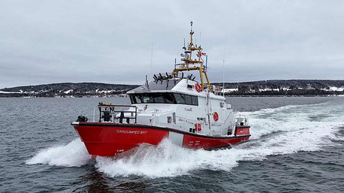 Sea trials begin for Canadian Coast Guard's newest rescue boat