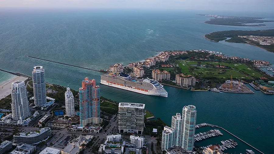 MSC Cruises' newest LNG-fuelled ship formally named