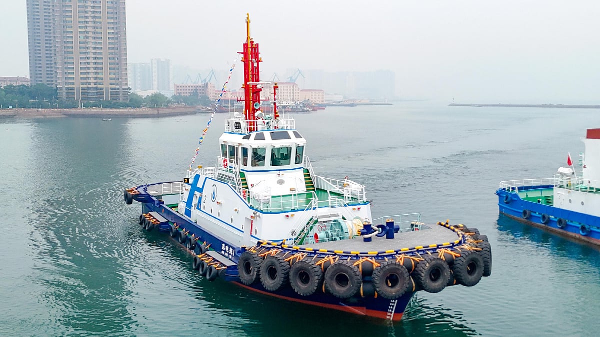 Hydrogen Electric Tug 1 – New hybrid tug to be operated out of China’s ...