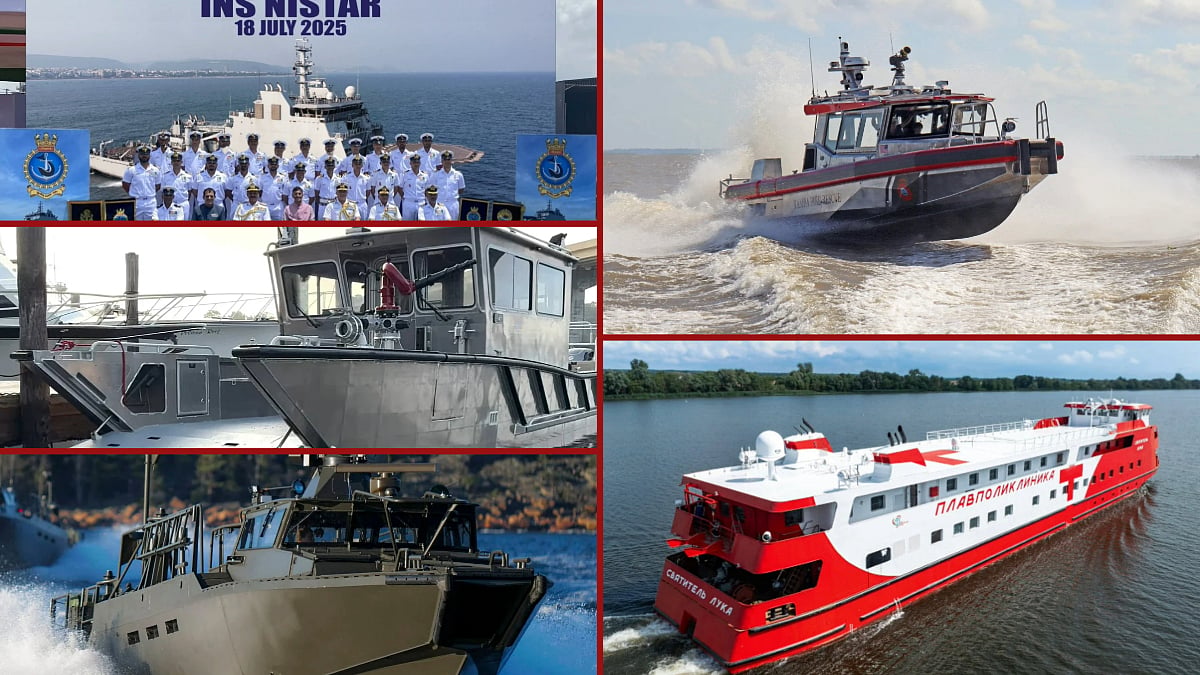 New fireboats for Florida, Russian inland hospital ship's sea trials ...
