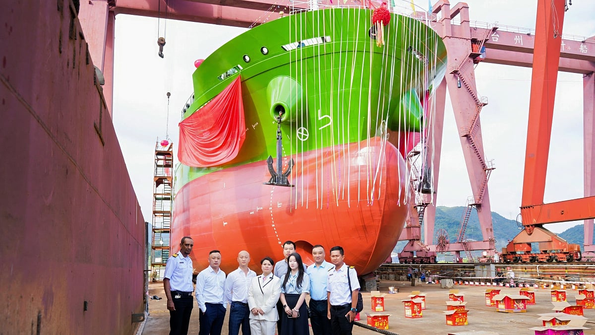 Fratelli Cosulich's new bunkering tanker launched in China