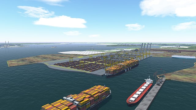 Sparrows Point Container Temrinal USACE issues permit for Port of Baltimore terminal project