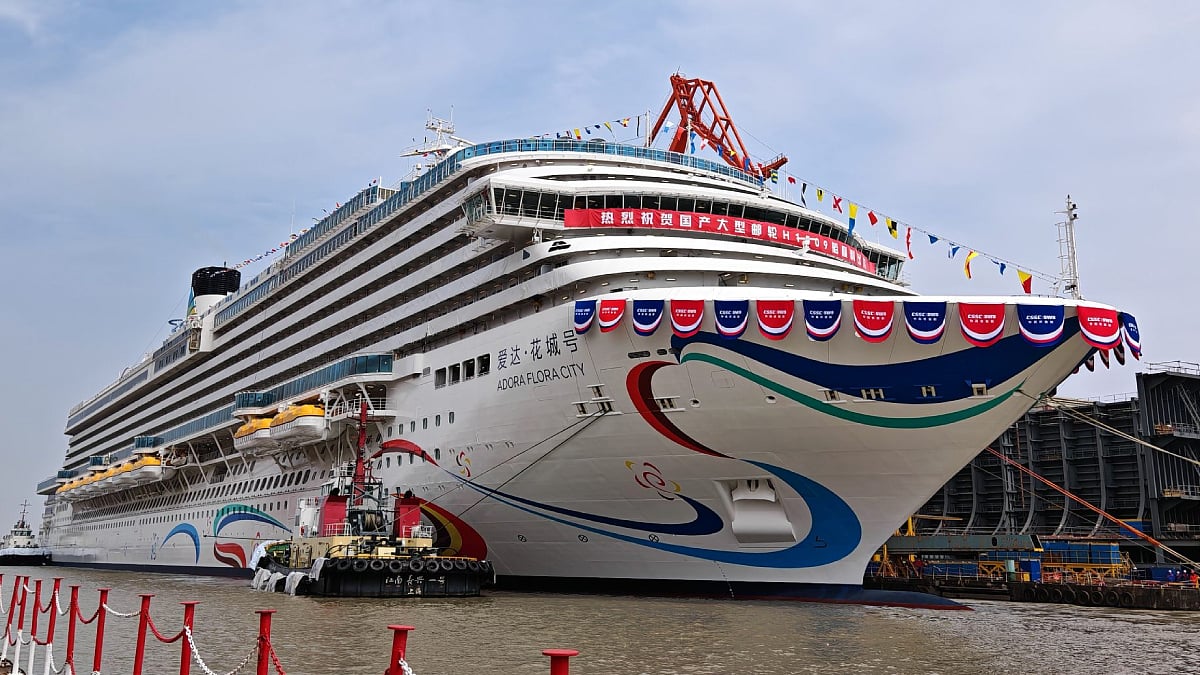 Sea trials begin for China's second locally-built cruise ship