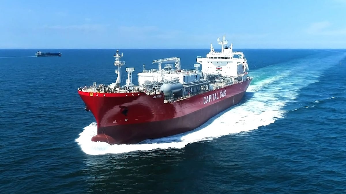 Active – Capital Maritime Group places LCO2 carrier into service