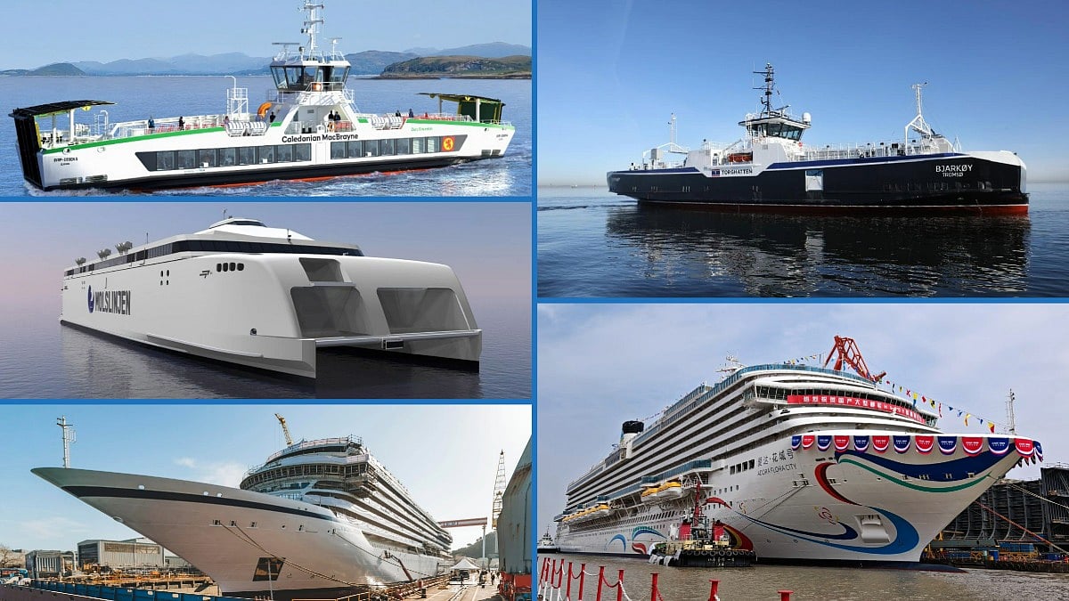 New ferries for Europe, hydrogen-powered cruise ship launch and more