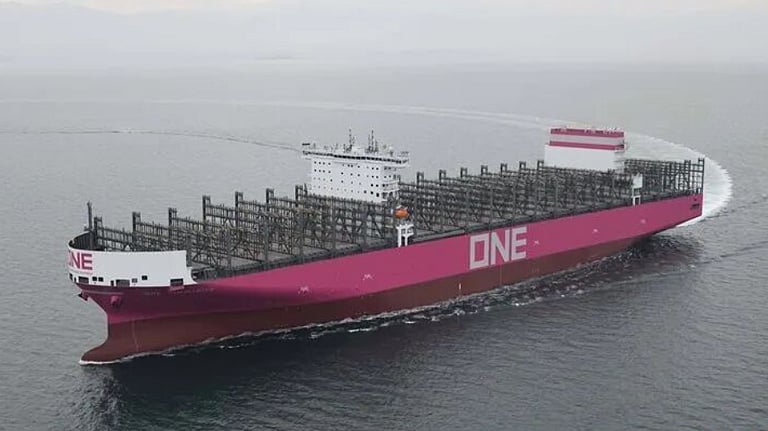 ONE takes delivery of 13,900TEU newbuild