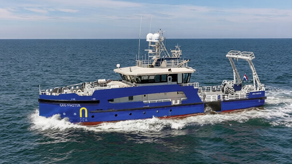 Geo Master – Hybrid survey and ROV support vessel for N-Sea