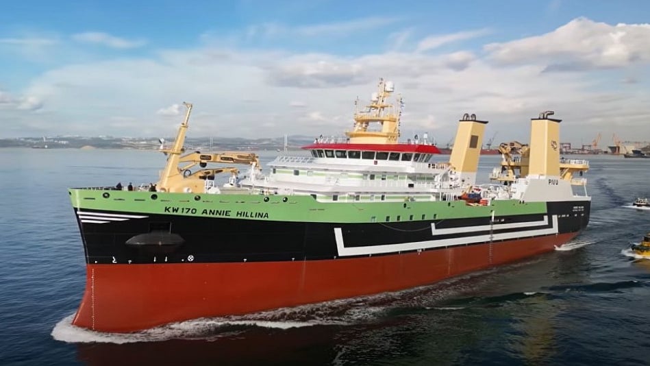 New freezer trawler delivered to Parlevliet en Van der Plas