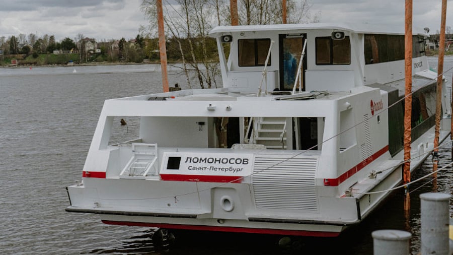 Russian yard launches second electric river ferry in series