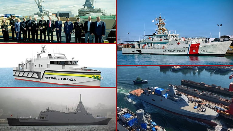 Japanese stealth warship delivery, Italian police boat orders and more