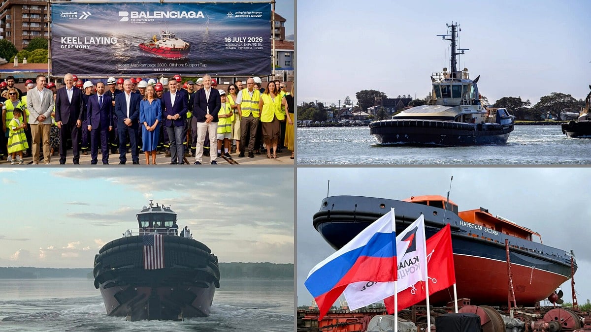 Russian emergency response tug launch, Danish operator's orders