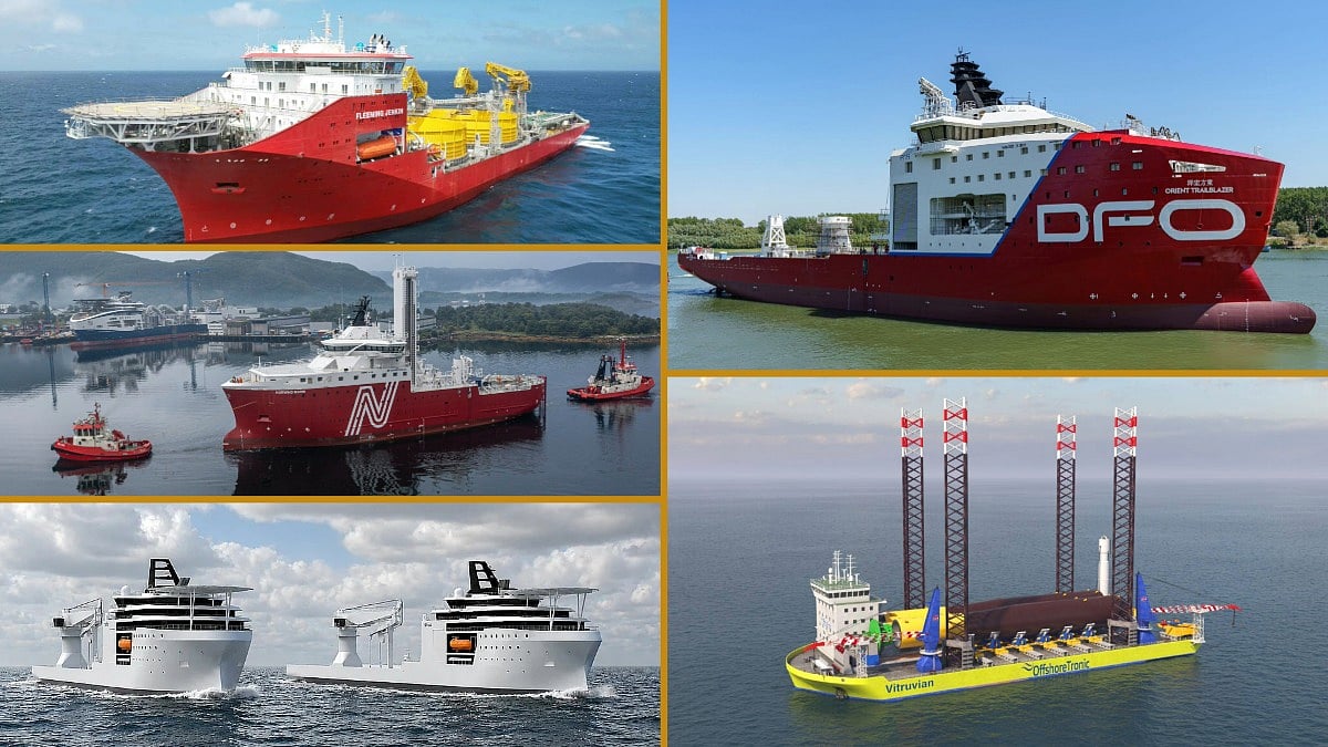 Wind installation jackup concept, cable layer sea trials and more