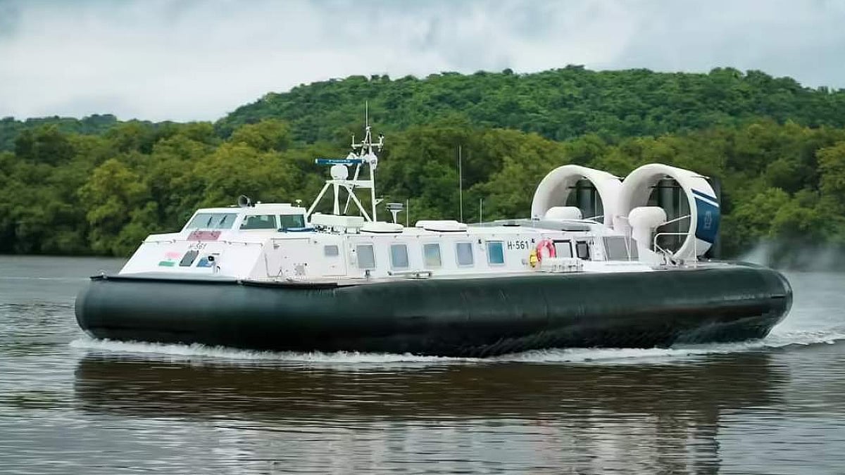 H-561 – Indian Coast Guard aquires locally built rescue hovercraft