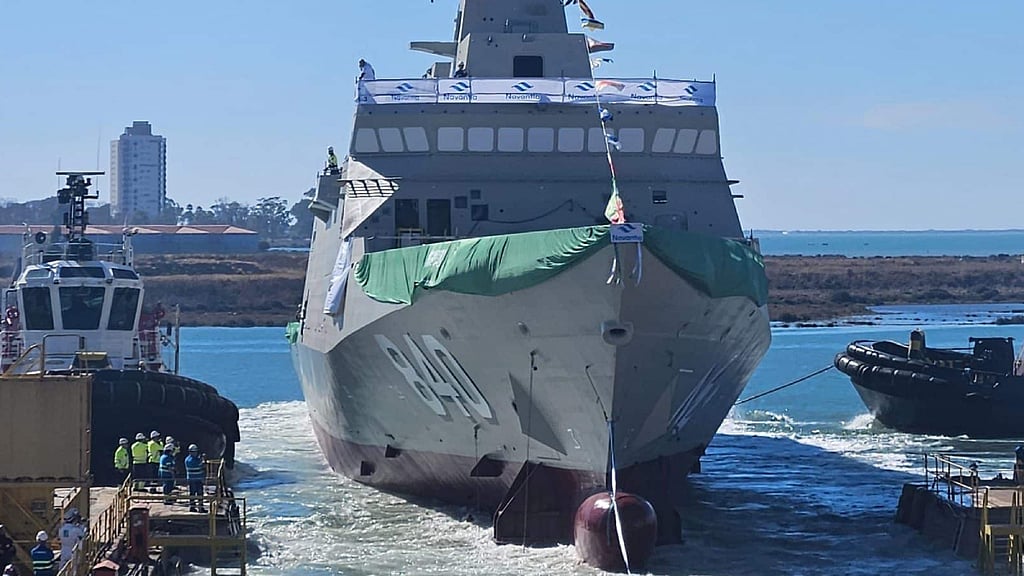Spanish yard launches new corvette for Royal Saudi Naval Forces