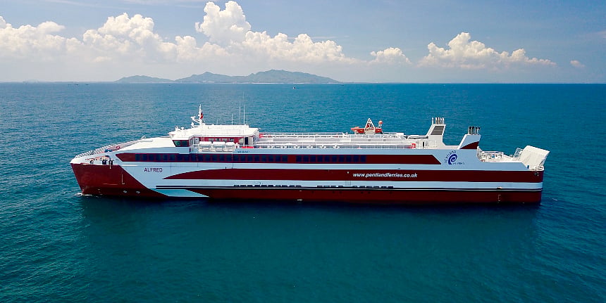 Pentland Ferries takes delivery of new 85-metre Ro-Pax from Strategic ...