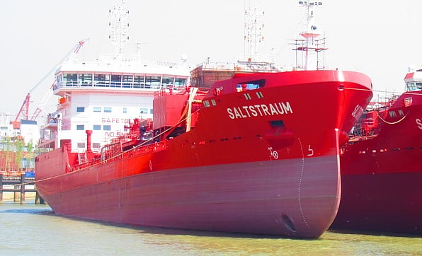 China Merchants Jinling delivers third tanker in series to Utkilen