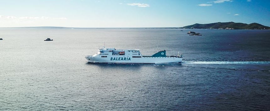 Baleària ferry returns to service following dual fuel retrofit