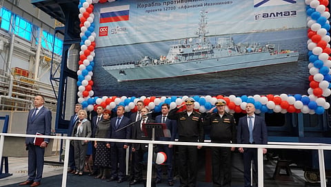 Keel laid for Russian Navy’s ninth Project 12700 minesweeper
