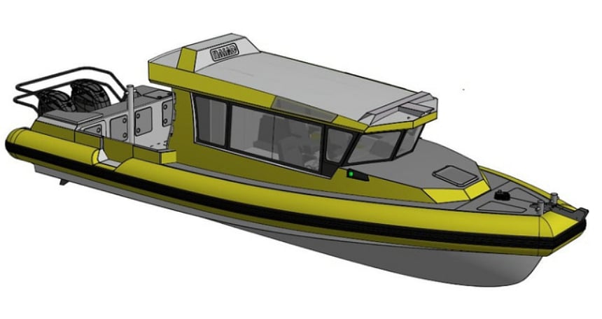Construction starts on new rescue RIB for Australian Volunteer Coast Guard