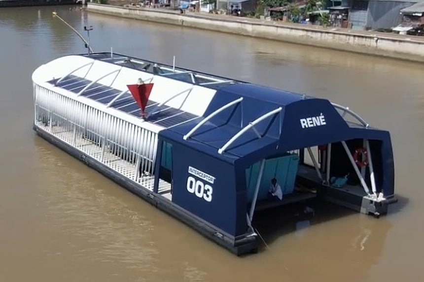 The Ocean Cleanup deploys rubbish-collecting barge for operational ...