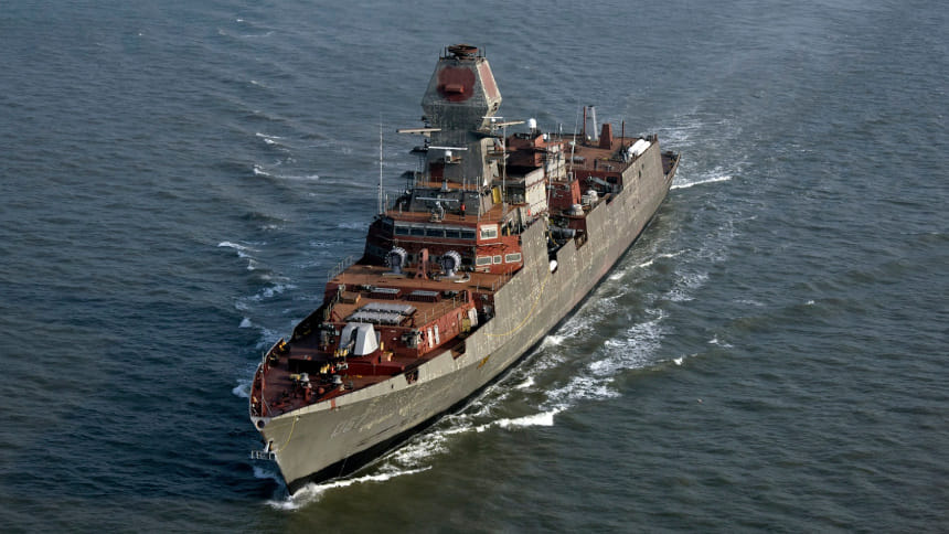 Indian Navy’s second Project P15B stealth destroyer begins sea trials