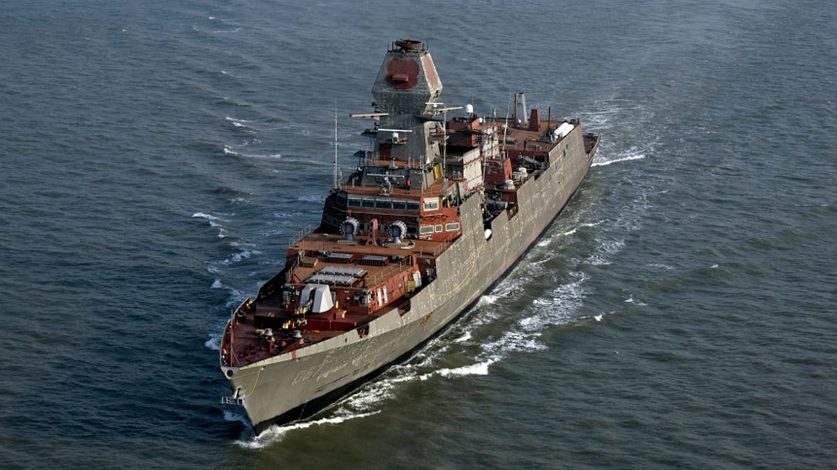 Indian Navy’s second Project P15B stealth destroyer begins sea trials