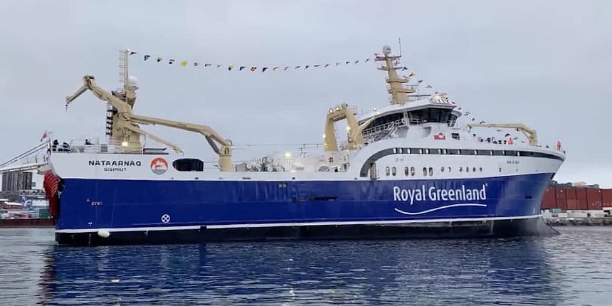 Royal Greenland takes delivery of 82m Arctic shrimp trawler