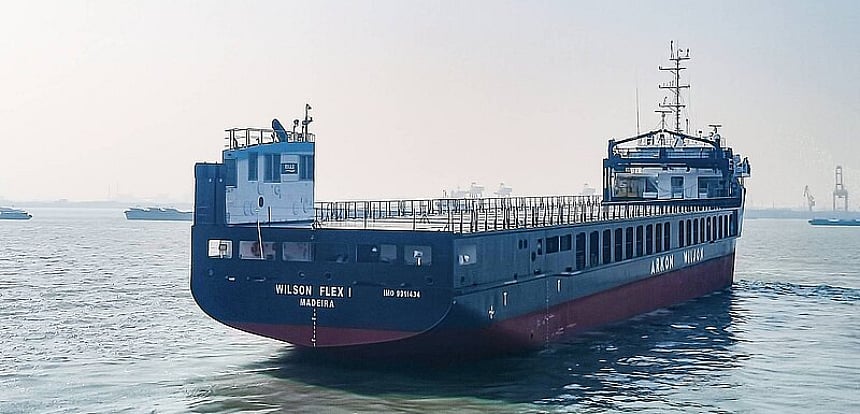 Rhenus-Arkon-Shipinvest’s newest coastal vessel sails on delivery voyage