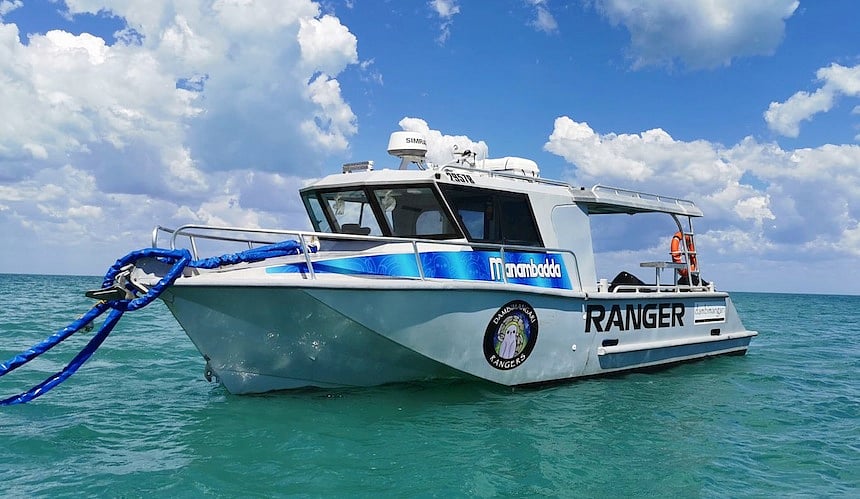 Dambi ranger/research vessel Manambadda refit complete