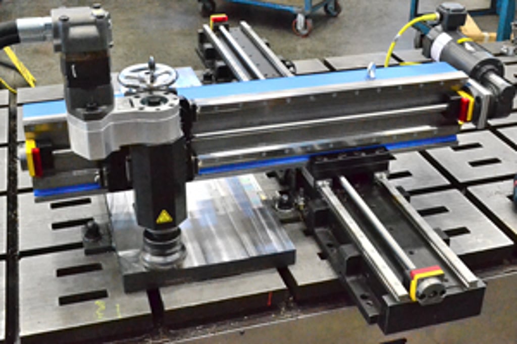 Line Milling Machine Portable machine for linear and gantry milling