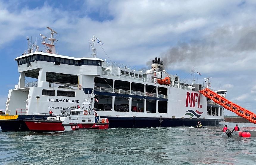 Canadian Coast Guard, Good Samaritans rescue occupants of ferry ...