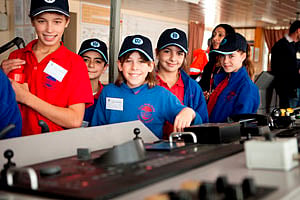 Kids visit ‘MSC Rafaela’