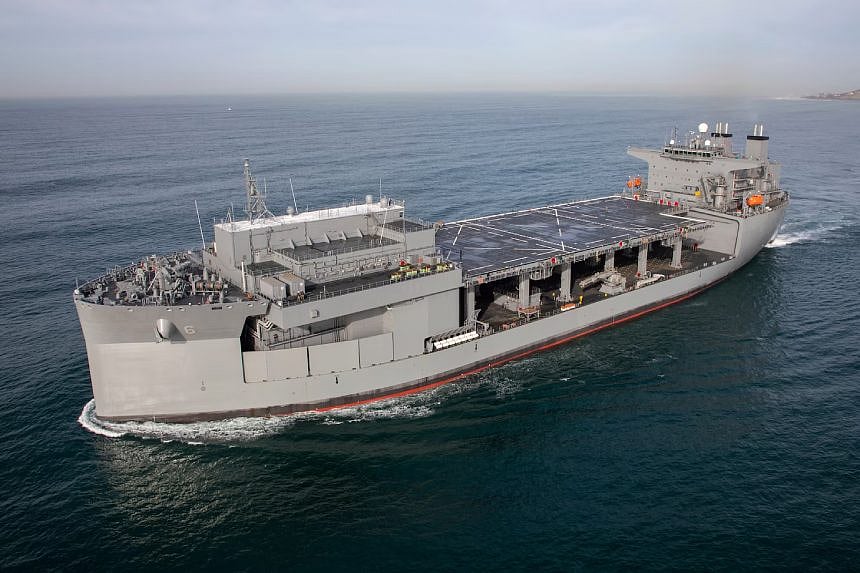 US Navy commissions expeditionary sea base John L. Canley