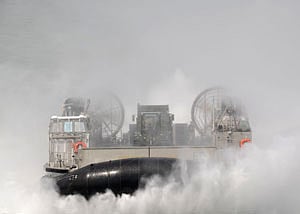 PHOTO: LCAC during training