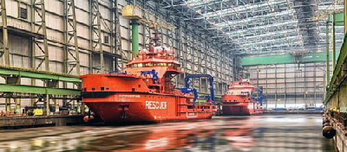 Specialised German rescue vessels to Russia